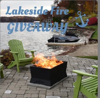 Blue Sky Lakeside Fire Giveaway – Win A Smokeless Patio Fire Pit & More