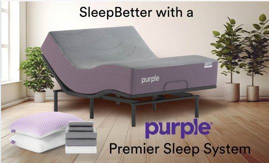 BlvdHome Purple King Mattress Giveaway – Win Purple King Mattress, Adjustable Base, Pillows & More