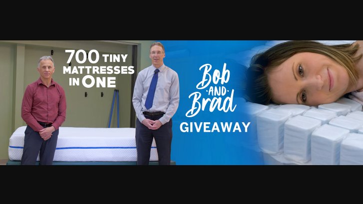 Bob & Brad’s Kiwi Sleep Giveaway – Win 1 Kiwi Sleep Mattress And 2 Kiwi Sleep Pillows (3 Winners)