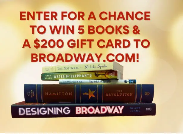 Books For Broadway Fans Giveaway – Win A Free Book Bundle + A $200 Broadway.Com Gift Card