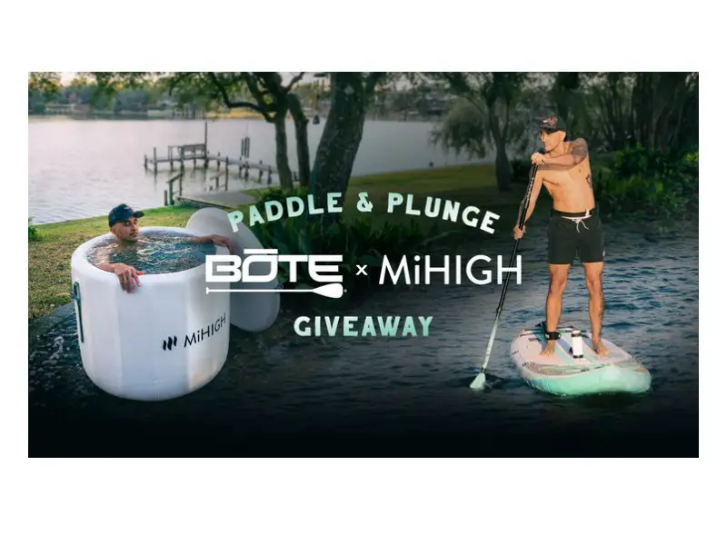 BOTE X MiHigh Paddle & Plunge Giveaway - Win A Paddle Board & A Cold Plunge