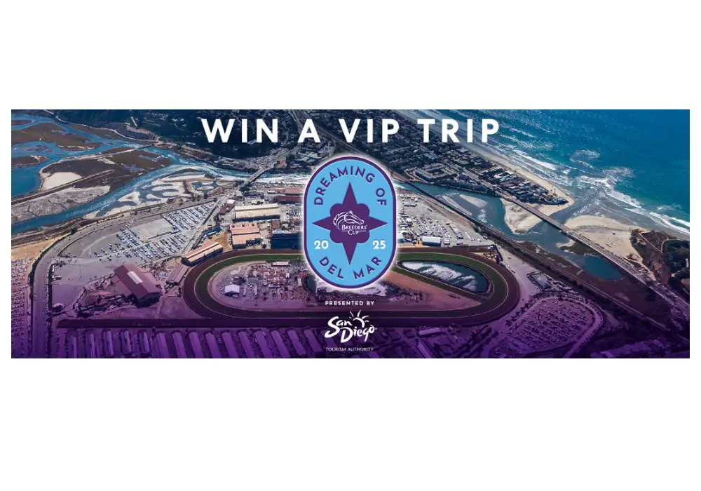 Breeders' Cup 2024 Dreaming Of Del Mar - Win A Trip For 2 To The 2025 Breeder's Cup World Championships