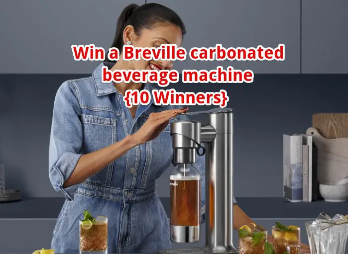 Breville the InFizz Fusion Sweepstakes - Win A Breville Carbonated Beverage Machine {10 Winners}