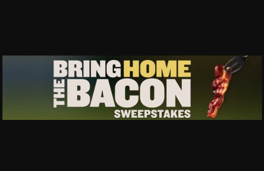 Bring Home The Bacon Sweepstakes – Win Free Bacon For A Year + More