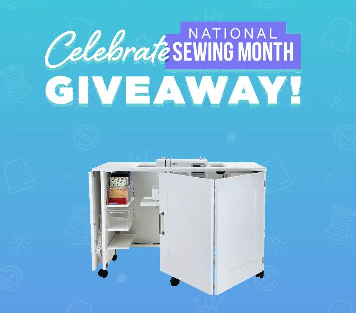 Brother National Sewing Month Giveaway - Win A Computerized Sewing Machine + Sewing Desk