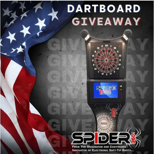 Bullshooter Spider Dartboard Giveaway - Win A $2,600 Dartboard