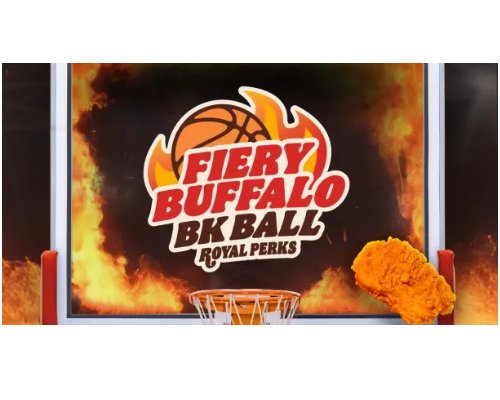 Burger King Fiery Buffalo BK Ball Game - Win Whoppers, Nuggets & More