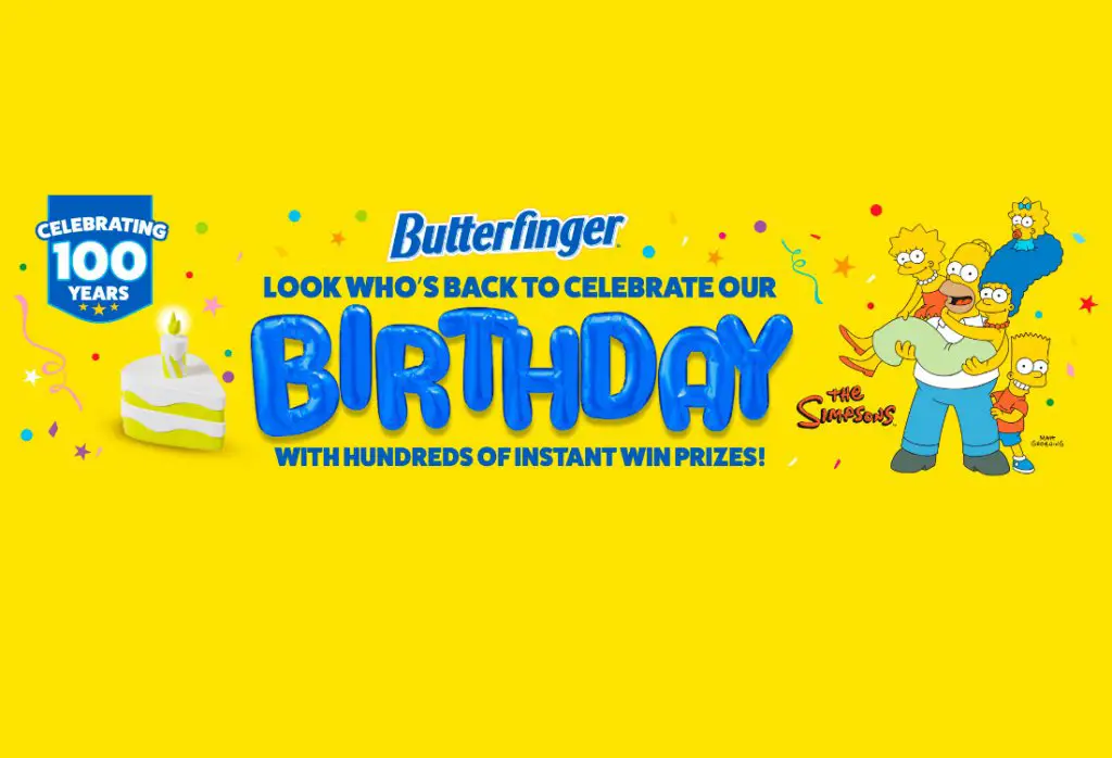 Butterfinger Birthday Sweepstakes & Instant Win Game - Win $10,000, Merch & More
