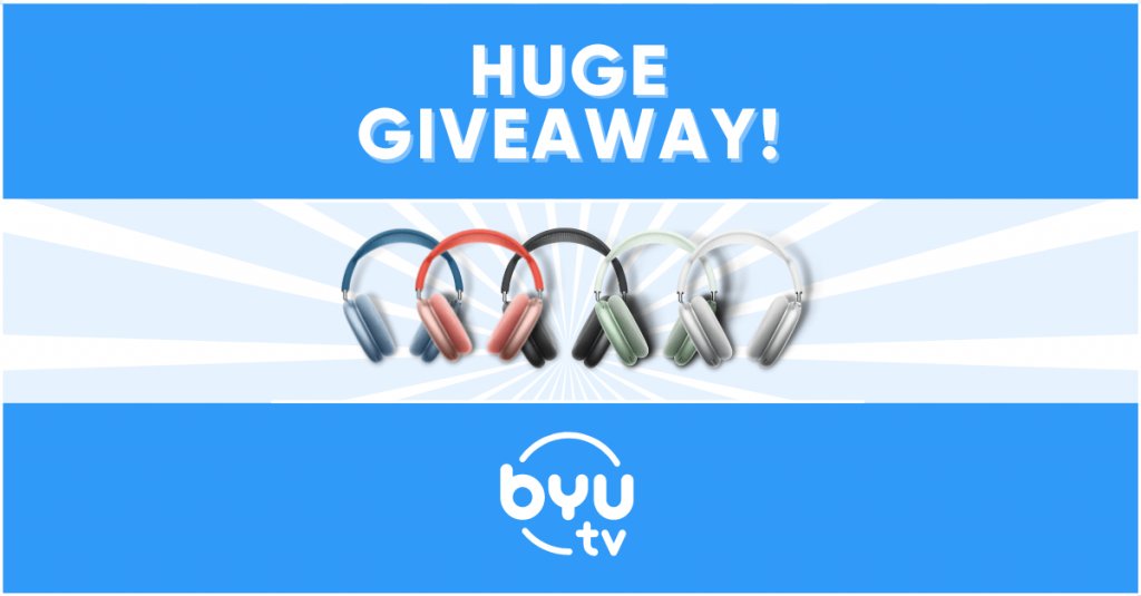 BYUtv Apple AirPods Max Giveaway - Win Free Apple AirPods Max (10 Winners)