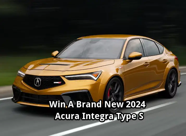 C4 Energy Integra Type S Giveaway - Win A Brand New 2024 Acura Integra Type S