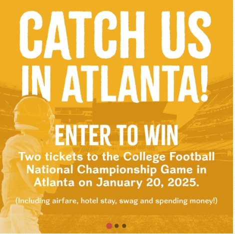 Cajun Steamer Louisiana Saturday Night Sweepstakes - Win 2 Tickets To The College Football National Championship Game In Atlanta