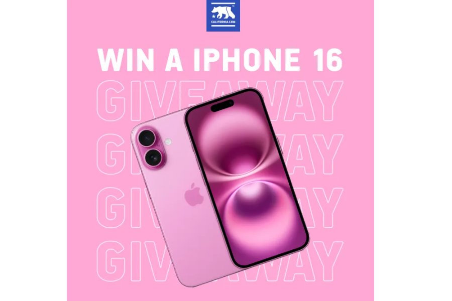 California.com Giveaway - Win An iPhone 16