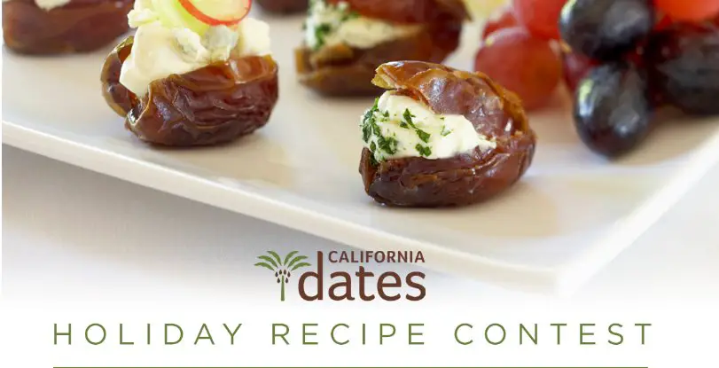 California Dates Holiday Recipe Giveaway - Win $100 Gift Card + A 2 - Pound Box Of California Dates (3 Winners)