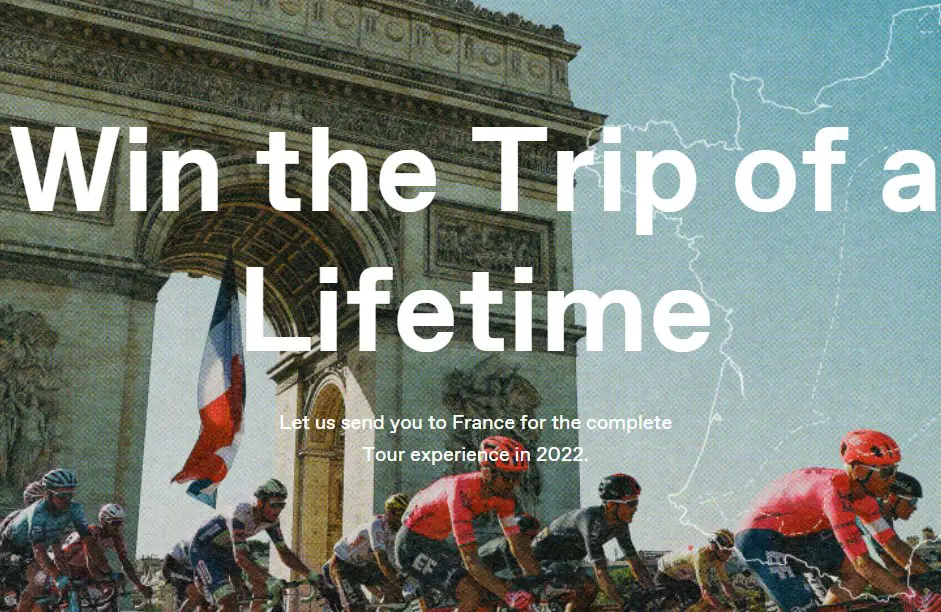 Cannondale Tour De France Sweepstakes - Win An $8,500 Trip To Paris For The Tour De France