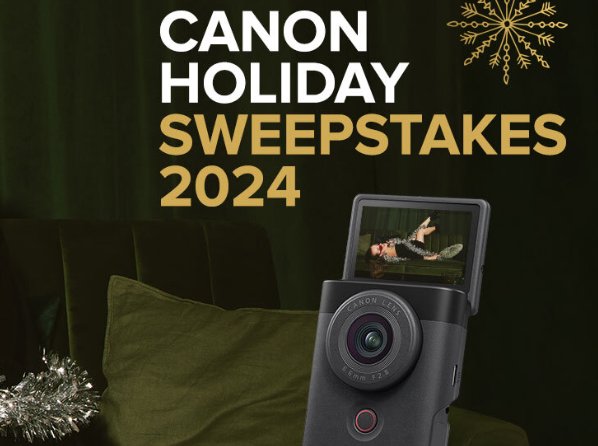 Canon Holiday Sweepstakes  - Win A Canon PowerShot V10 Digital Camera (5 Winners)