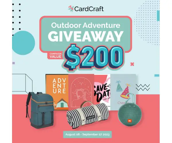 CardCraft Outdoor Adventure Giveaway - Win Postcards, Bluetooth Speaker & More