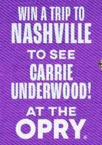 Carrie Underwood Flyaway Sweepstakes 2022 - Watch Carrie Underwood Live and More!