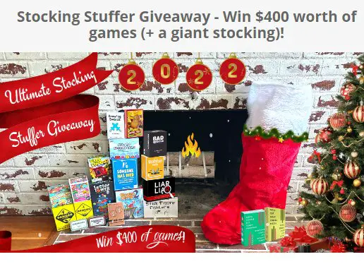 Cheer Up Games Stocking Stuffer Giveaway - Win 20 Board Games Worth $400