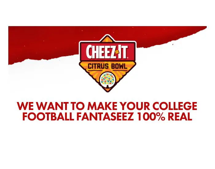 Cheez-It Citrus Bowl Football Fantaseez Contest - Win A Trip To Cheez-It Citrus Bowl