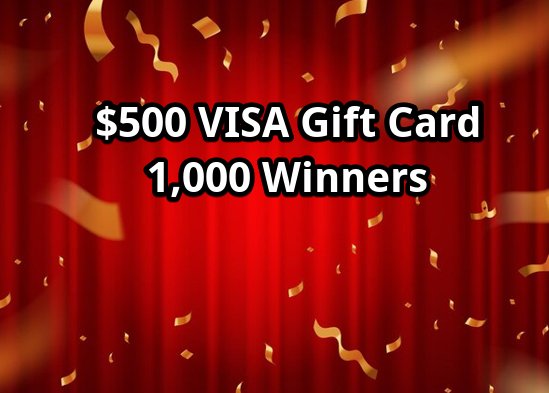 Chime America’s Big Unlock Sweepstakes - Win A $500 VISA Gift Card {1,000 Winners}