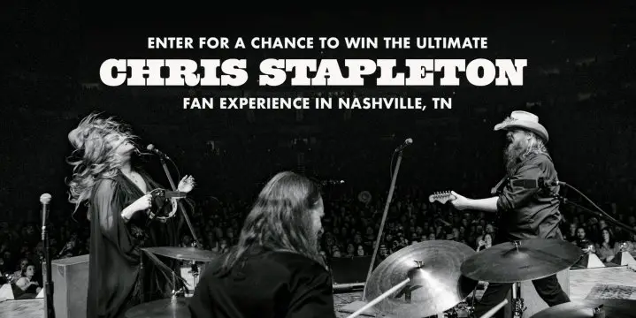 Chris Stapleton’s All American Road Show In Nashville Giveaway – Win A Trip For 2 To See Chris Stapleton Live In Nashville