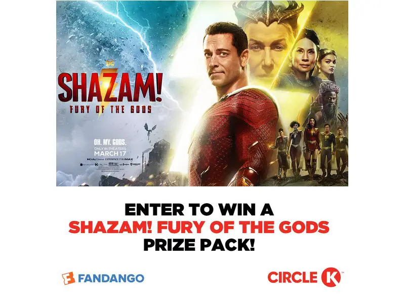 Circle K’s Shazam! Fury Of The Gods Giveaway - Win Movie Tickets, Gift Card And Official Merch (25 Winners)