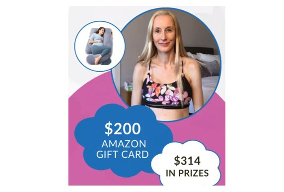 CloudMom Pregnancy Sleep Giveaway – Win $200 Amazon Gift Card And Special Products