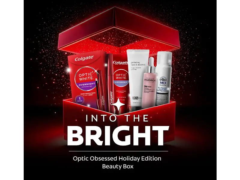 Colgate Optic Obsessed Into The Bright Holiday Sweeps - Win Colgate Products & More