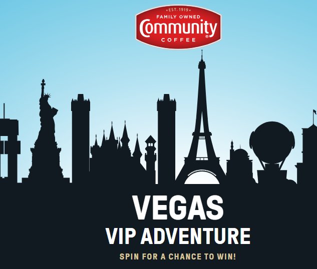 Community Coffee Vegas Instant Win Game & Sweepstakes - Win A Trip For 2 To The 2023 Wrangler National Finals Rodeo In Las Vegas, NV