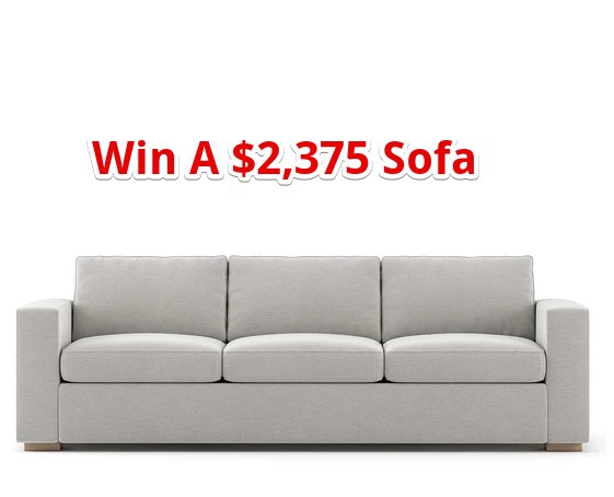 Couch.com Medley Eco Friendly Sofa Giveaway - Win A $2,375 Sofa