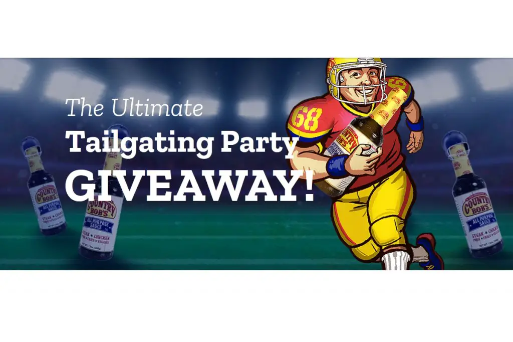 Country Bobs Ultimate Tailgating Party Giveaway Sweepstakes - Win $1,500 Cash & More