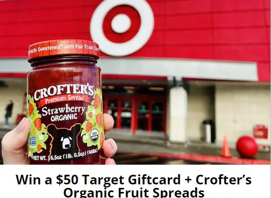 Crofters Food Target Giveaway 2023 – Win $50 Target Gift Card &  More {10 Winners}