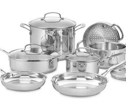 Cuisinart 11 Piece Chef's Classic Stainless Cookware Set Giveaway