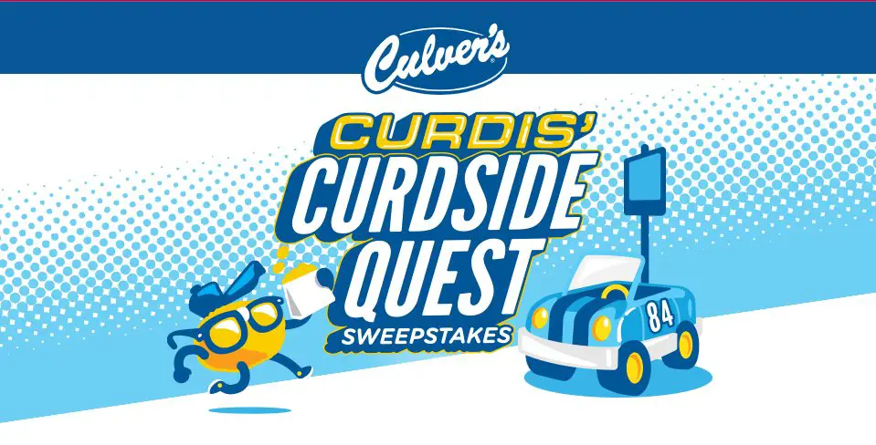 Culver’s Curdis’ Curdside Sweepstakes And Instant Win - Win $1,000 Cash Or 1 of 550 Gift Cards (555 Winners)