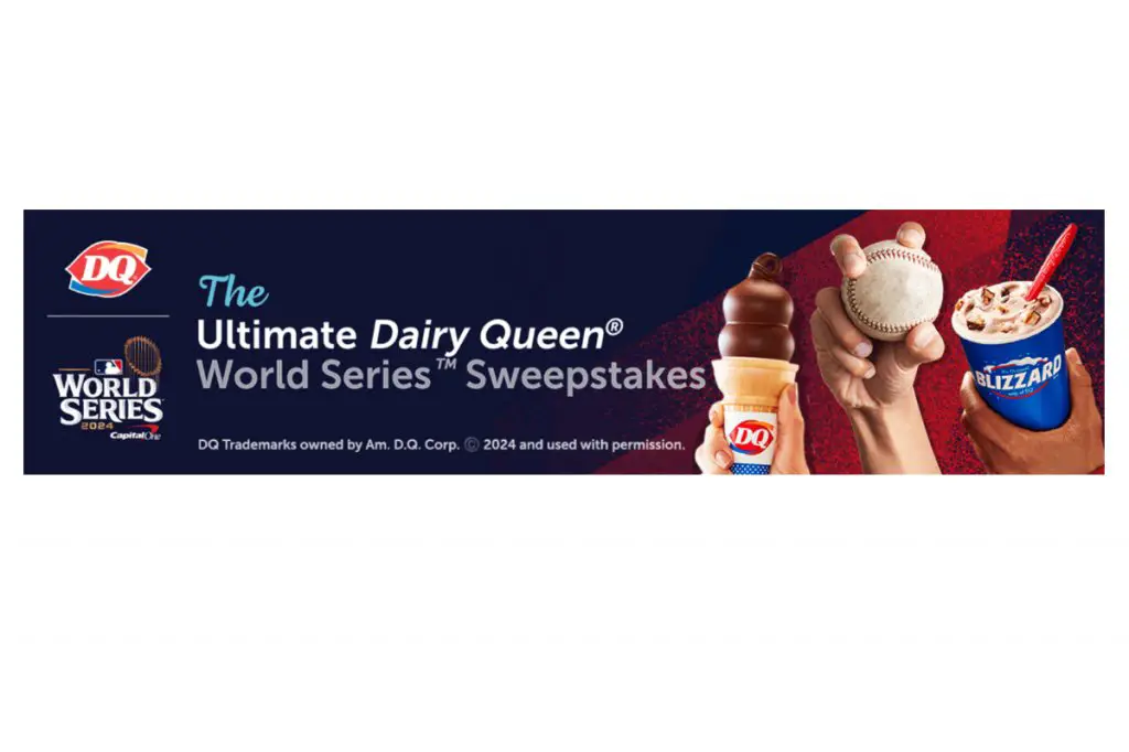 Dairy Queen Ultimate World Series Sweepstakes - Win A Trip For 2 To A World Series Game (2 Winners)