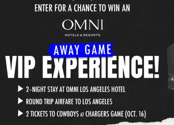 Experience Package - Dallas Cowboys at Los Angeles Chargers