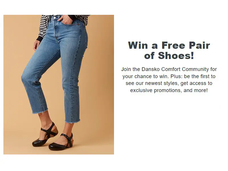 Dansko Share Your Email Giveaway - Win A Pair Of Dansko Shoes