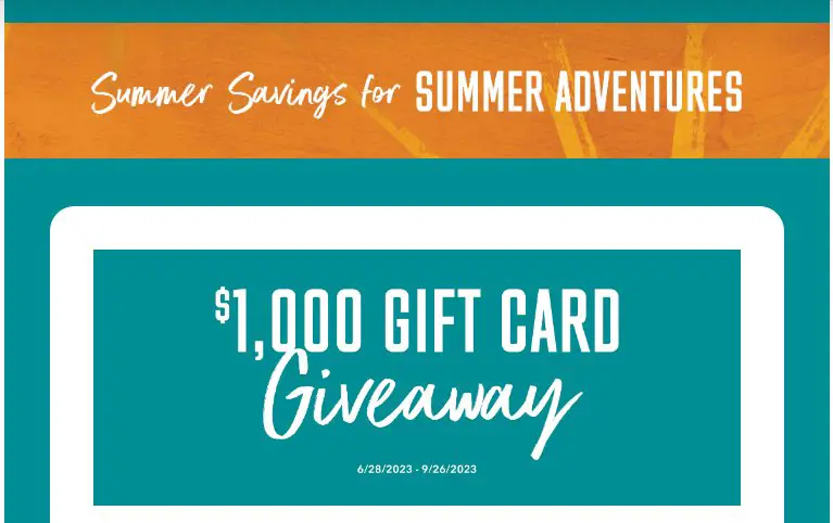 Dash In Seasonal Sweepstakes - Enter For A Chance To Win A $1000 Fuel Gift Card