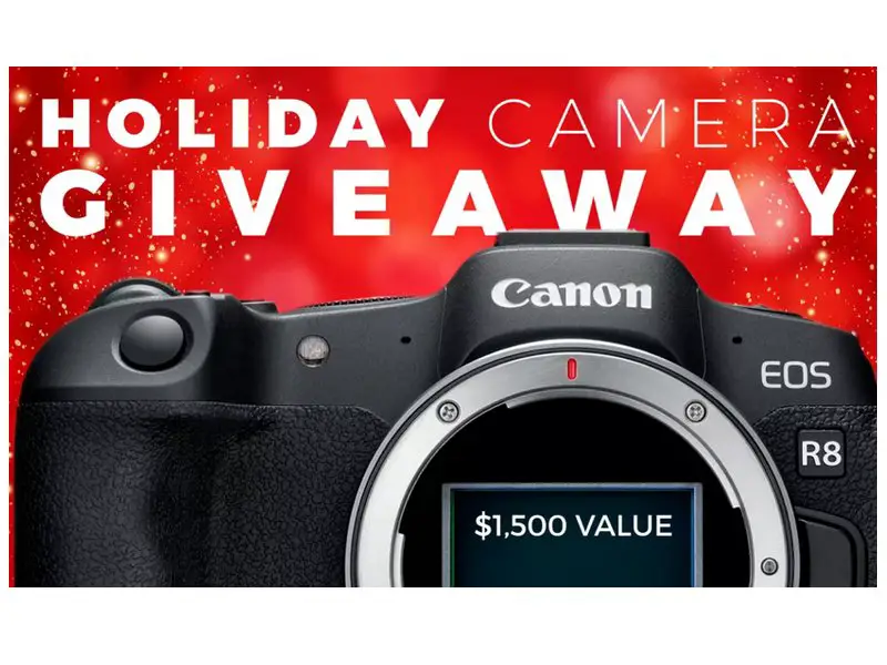 David Molnar The $1,500 Holiday Camera Giveaway - Win A Canon R8 Camera With Additional Bonuses