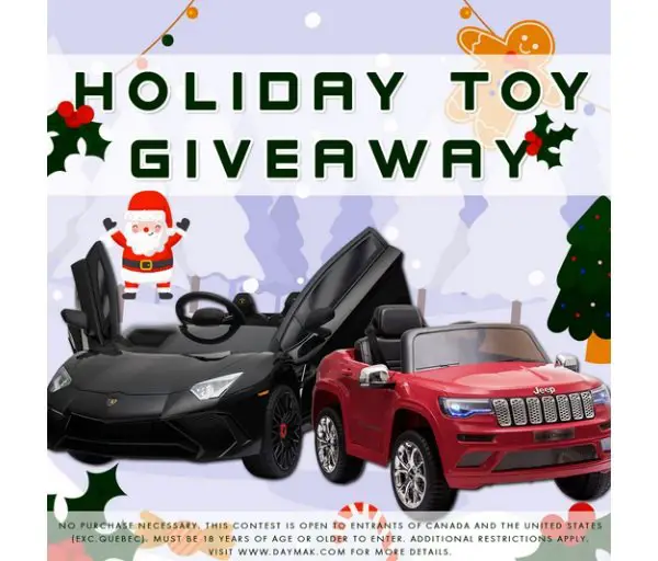 Daymak Holiday Giveaway - Win A  Lamborghini Aventador Toy Car (2 Winners)