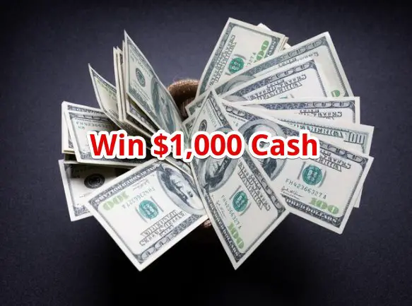 DealNews $1,000 Giveaway - Win $1,000 Cash