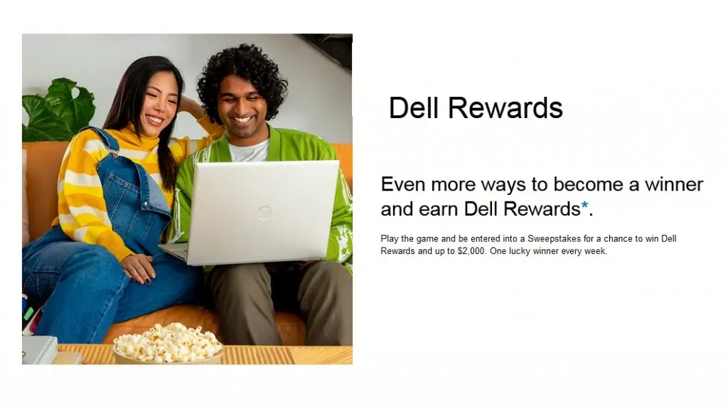 Dell Loyalty Black Friday Cyber Monday Promotion - Win up to $2,000 Dell Rewards Points