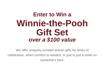 DEMDACO Winnie-The-Pooh Giveaway - Win A Winnie The Pooh Gift Set & More