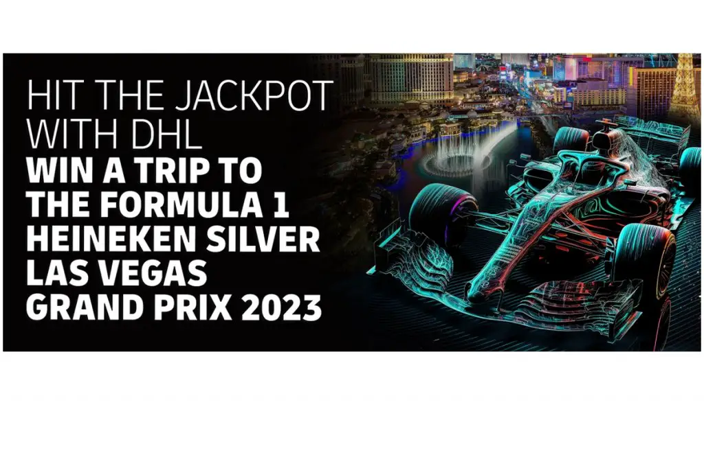 DHL 2023 Las Vegas Grand Prix Sweepstakes Win A Trip For Two To Watch