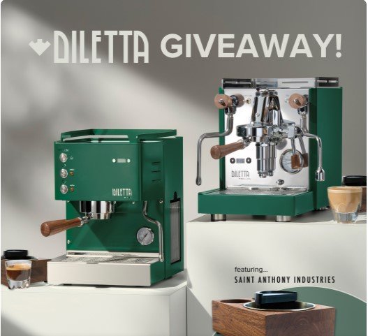 Diletta Evergreen Giveaway – Win A Diletta Espresso Machine + More