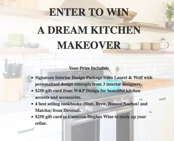 Dream Kitchen Makeover Sweepstakes