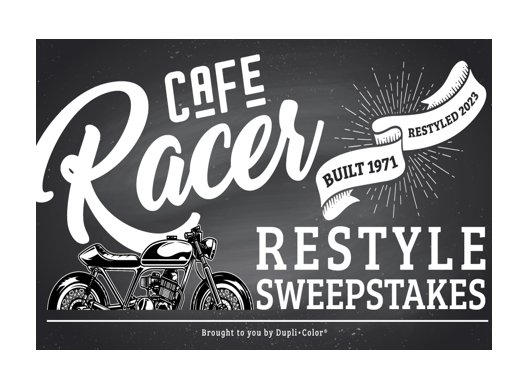 Dupli-Color Café Racer Restyle Sweepstakes - Win A $5,000 1971 Honda CB350 Café Racer Motorcycle