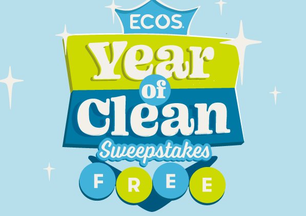 ECOS Year of Clean Giveaway - win a year of free house cleaning services