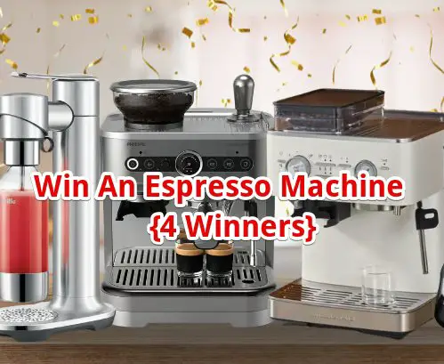 ECS Coffee 8 Million Customers Giveaway - Win An Espresso Machine (4 Winners)