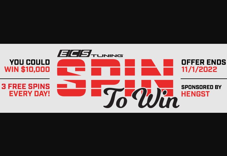 ECS Tuning Customer Appreciation Instant Win & Sweepstakes - Win $10,000 ECS Gift Card/$5,000 Cash Or Instant Win Prizes